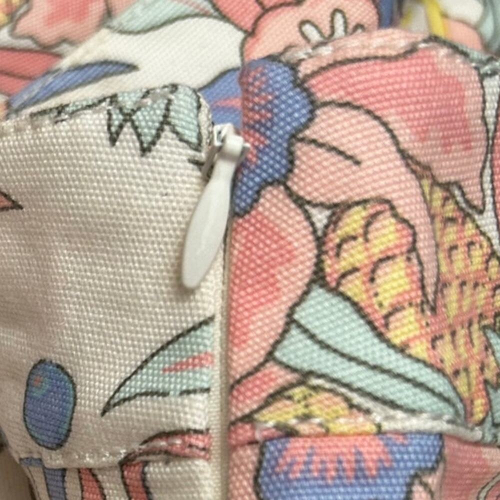 Talbots Tropical Print Skirt Parrots Pineapples Birds Colorful Size 8 - Picture 3 of 7